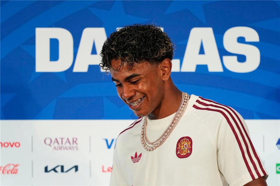 Lamine Yamal hofft auf ein großes Spiel.Tony Gutierrez/AP/dpa