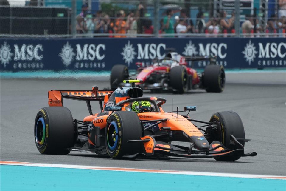 Lando Norris zählt mit McLaren wieder zur Spitze in der Formel 1.Marta Lavandier/AP/dpa