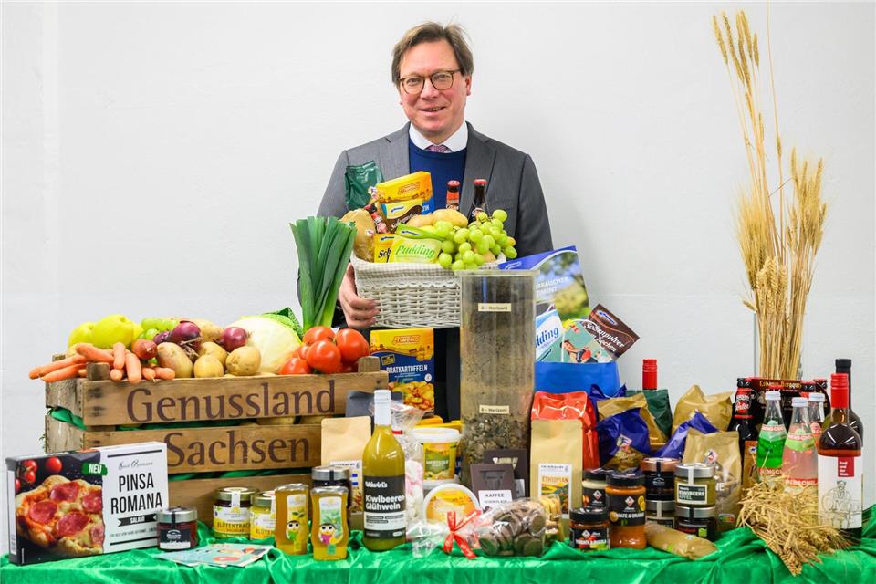 Landwirtschaftsminister Georg-Ludwig von Breitenbuch (CDU) besucht die Grüne Woche zum Auftakt am 19. Januar.Robert Michael/dpa
