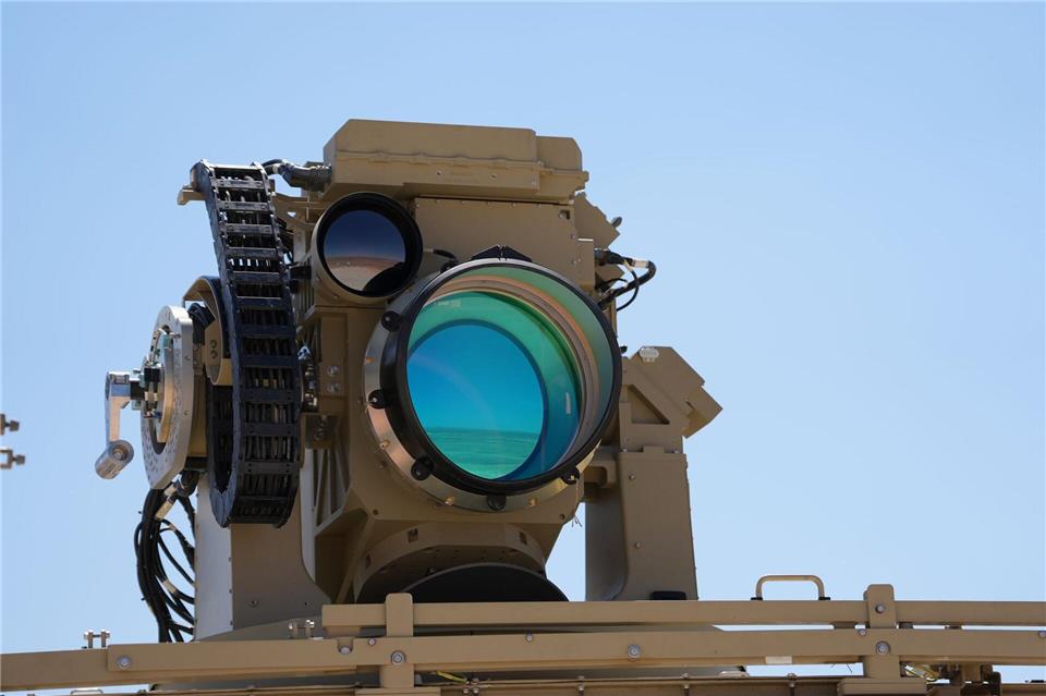 Laser-Luftabwehrsystem „Iron Beam“-/Israelisches Verteidigungsministerium/dpa