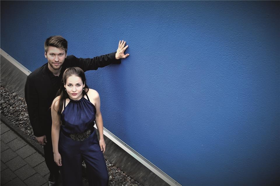 Laura Moinian und Alexander Vorontsov treten in Raesfeld auf.pd