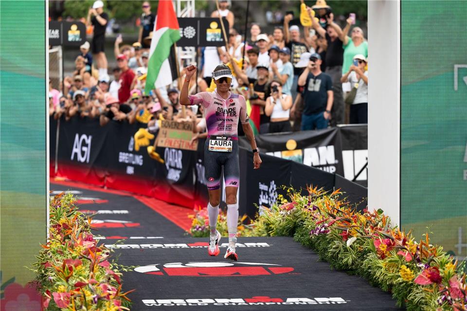 Laura Philipp wurde als Weltmeisterin entthront, schaffte es im Hitzedrama aber noch aufs Podium.picture alliance / BEAUTIFUL SPORTS