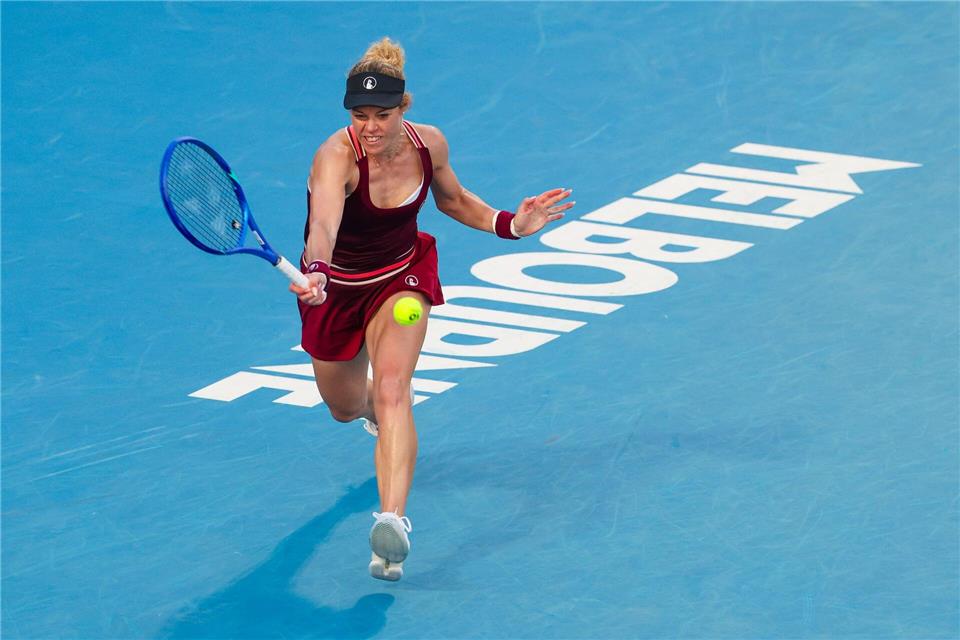 Laura Siegemund hat sich in Melbourne in die zweite Runde gekämpft.Frank Molter/dpa