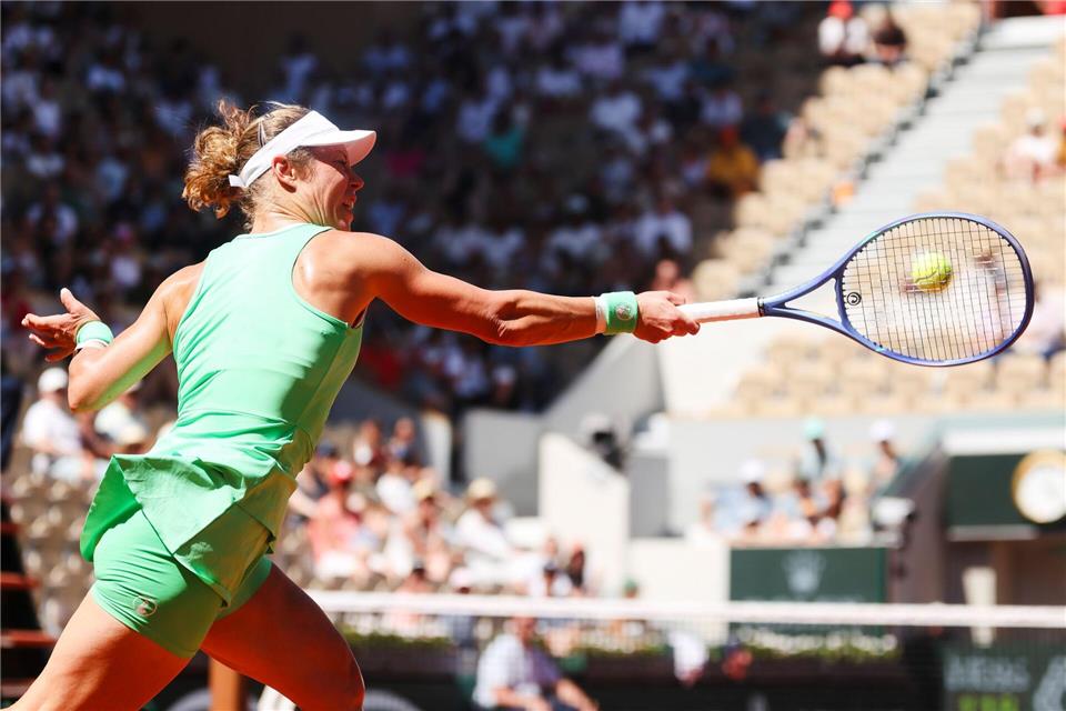 Laura Siegemund spielte als Außenseiterin gegen Osaka groß auf. Frank Molter/dpa