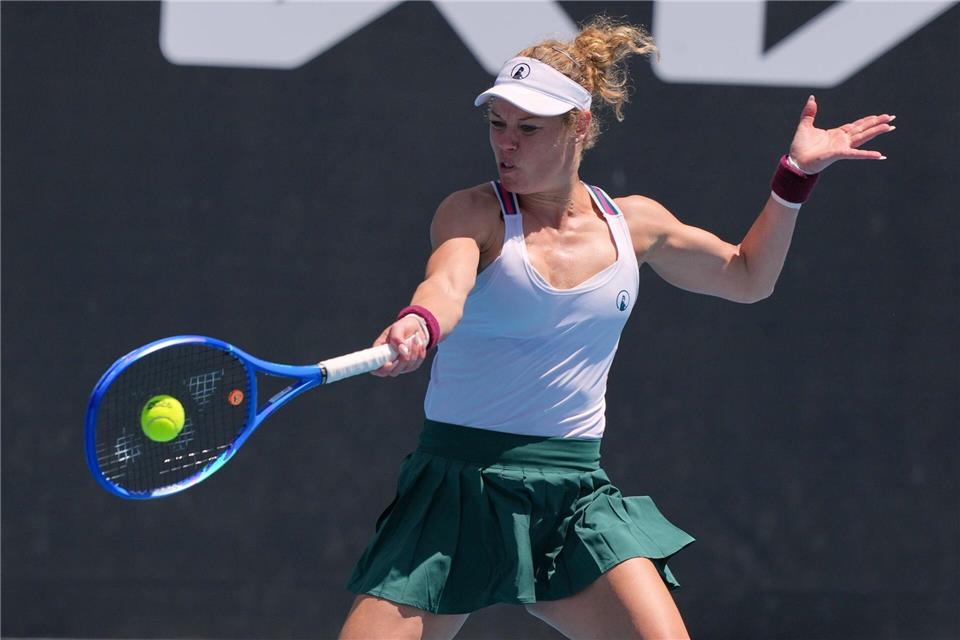 Laura Siegemund war in Dubai zum Auftakt ohne Chance. (Archivbild)Dar Yasin/AP/dpa