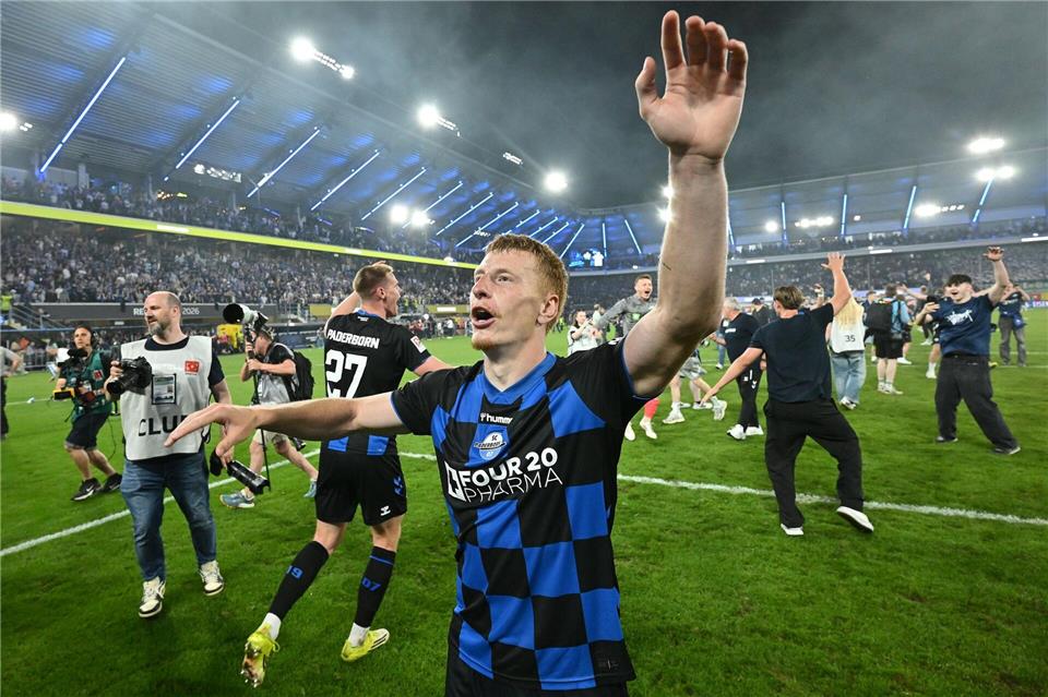 Laurin Curda hat Grund zur Freude.Swen Pförtner/dpa