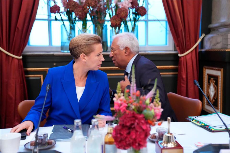 Laut EU-Ratspräsident António Costa unterstützten viele Länder die Pläne für verstärkte Drohnenabwehr. Ida Marie Odgaard/Ritzau Scanpix Foto/AP/dpa