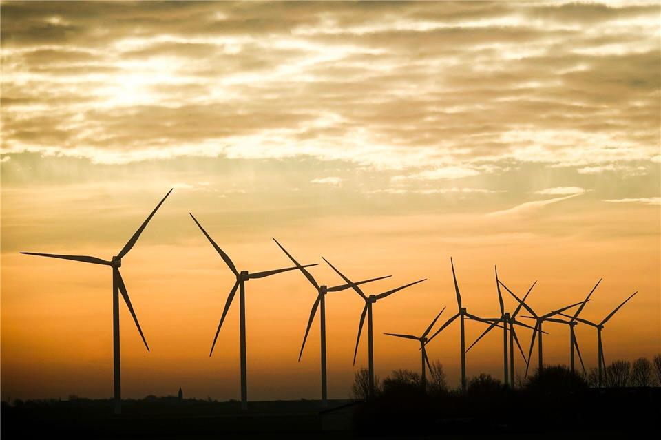 Laut LKA gab es in Schleswig-Holstein in diesem Jahr mehrere Kupfer-Diebstähle aus Windkraftanlagen. (Symbolbild)Christian Charisius/dpa