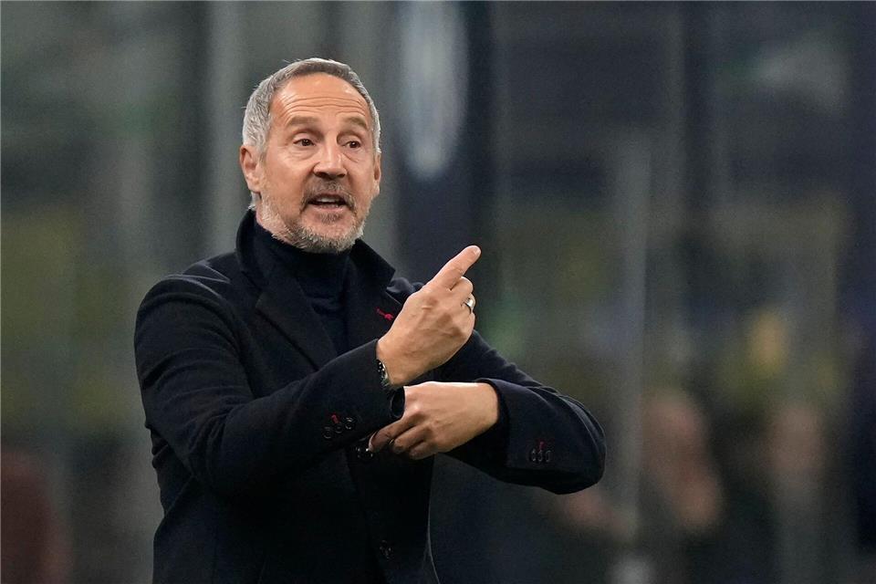 Laut Medien ist Adi Hütter nicht mehr Trainer in Monaco. (Archivbild)Luca Bruno/AP/dpa