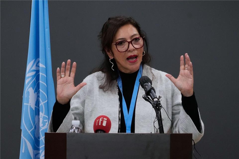 Laut der UN-Sonderberichterstatterin für die Lage der Menschenrechte in Nordkorea, Elizabeth Salmón, ist der Zugang zu Lebensmitteln für viele Nordkoreaner nach wie vor ein Problem.Ahn Young-joon/AP/dpa