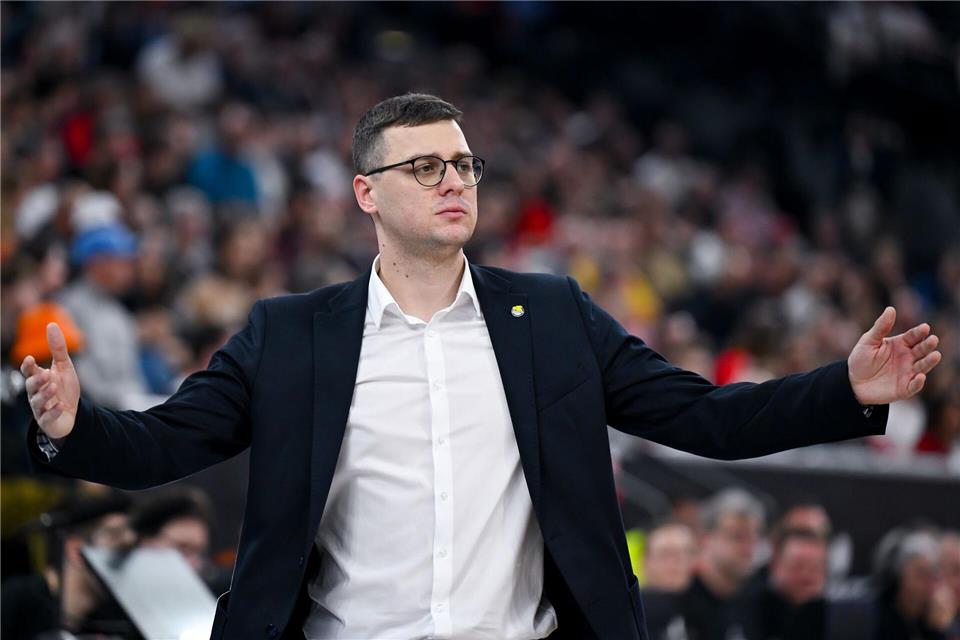 Lazar Spasic und die EWE Baskets Oldenburg haben das Pokalfinale verpasst.Sven Hoppe/dpa