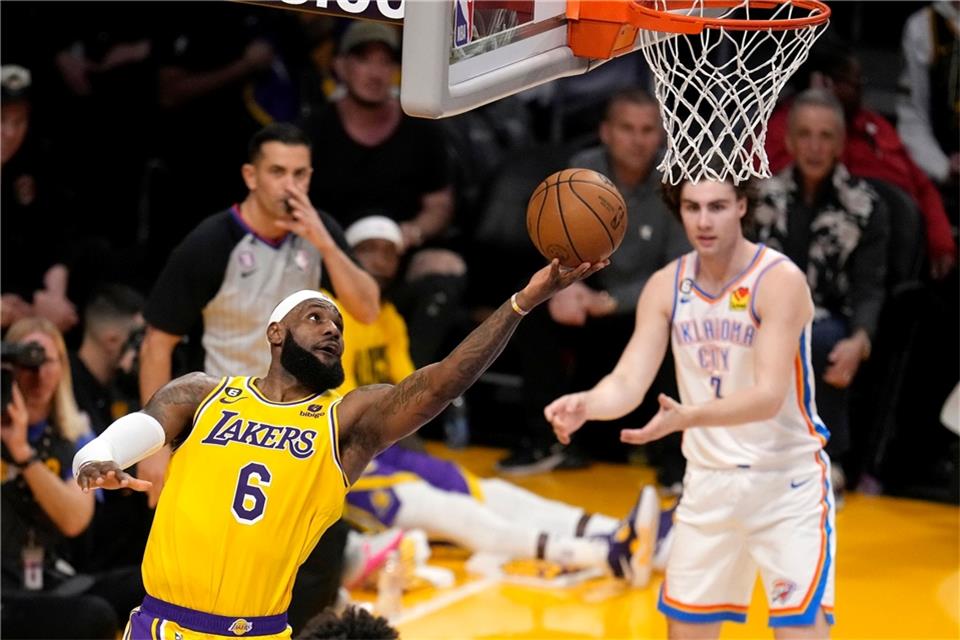 LeBron James spielt seine 20. NBA-Saison.