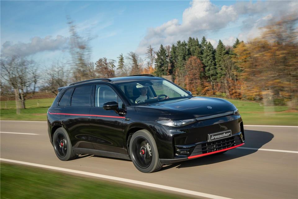 Leapmotor bringt den C10 als limitiertes Irmscher-Sondermodell auf den Markt: Die Kooperation markiert den Start einer neuen Designlinie für chinesische E-Autos auf dem europäischen Markt.Hardy Mutschler/dpa-tmn