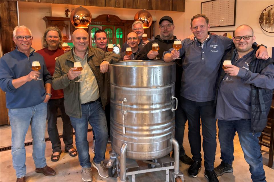 Bald in Borken im Ausschank: „Bier von hier“ Lecker Bierchen: Das Orga-Team hofft auf viele Besucher der „Probiermeile“ am 9. und 10. August auf dem Marktplatz.
