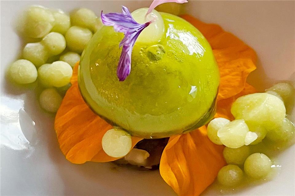 Leckere Kreation: essbares Werk von Koch Marco Campanella.Bernhard Krieger/dpa-tmn