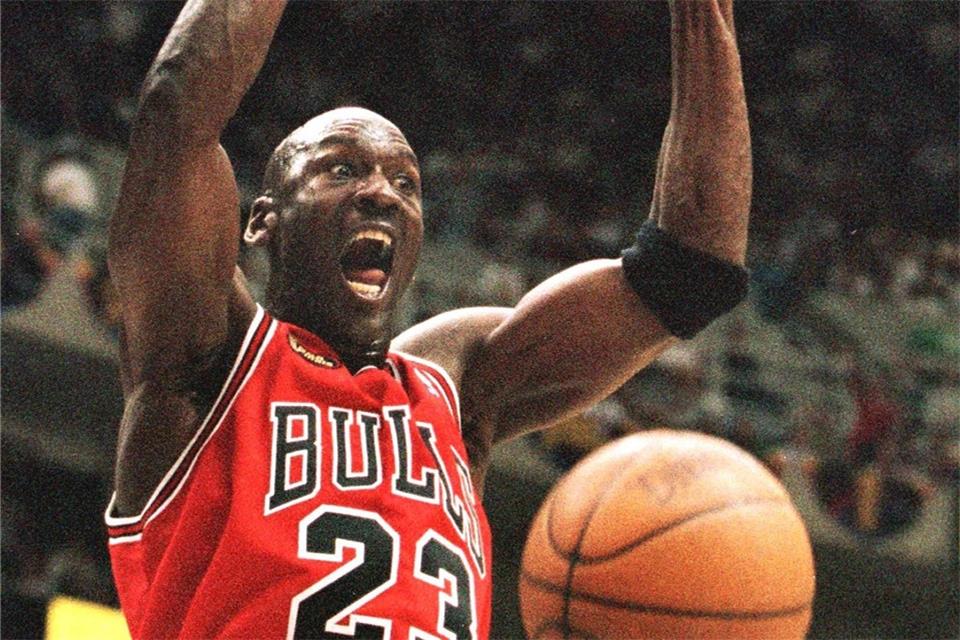 Legendäre Nummer 23: Michael Jordan gewann 1998 mit den Chicago Bulls den NBA-Titel gegen die die Utah Jazz.