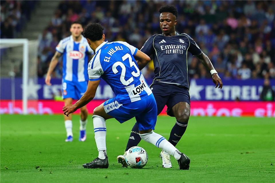 Legte einen Doppelpack auf: Vinicius Junior (r).Uncredited/AP/dpa