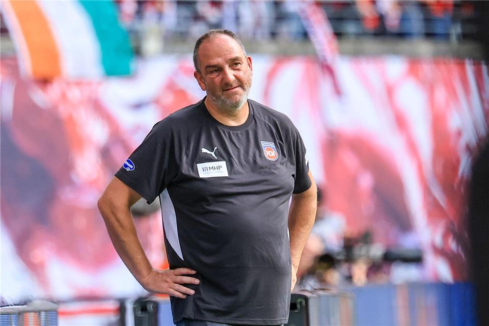 Legte mit dem FCH einen Fehlstart in der Bundesliga hin: Trainer Frank Schmidt. (Archivbild)Jan Woitas/dpa