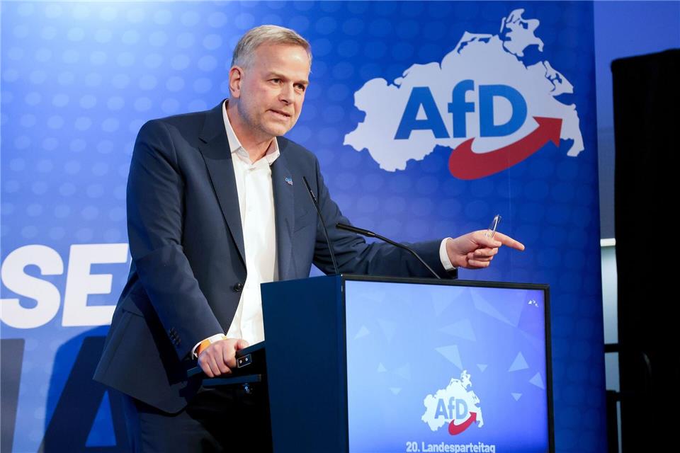 Leif-Erik Holm, Mecklenburg-Vorpommerns Co-Landeschef, hat sich angesichts Diskussionen um die Junge Alternative zur Jugendorganisation bekannt.Bernd Wüstneck/dpa