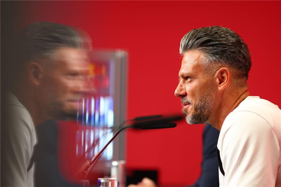 Leipzig: Demichelis übernimmt – RB Leipzig präsentiert den neuen Cheftrainer auf der Pressekonferenz.Jan Woitas/dpa