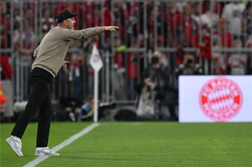 Leipzigs Trainer Ole Werner sah zum Bundesliga-Auftakt eine desaströse Leistung seiner Mannschaft.Sven Hoppe/dpa