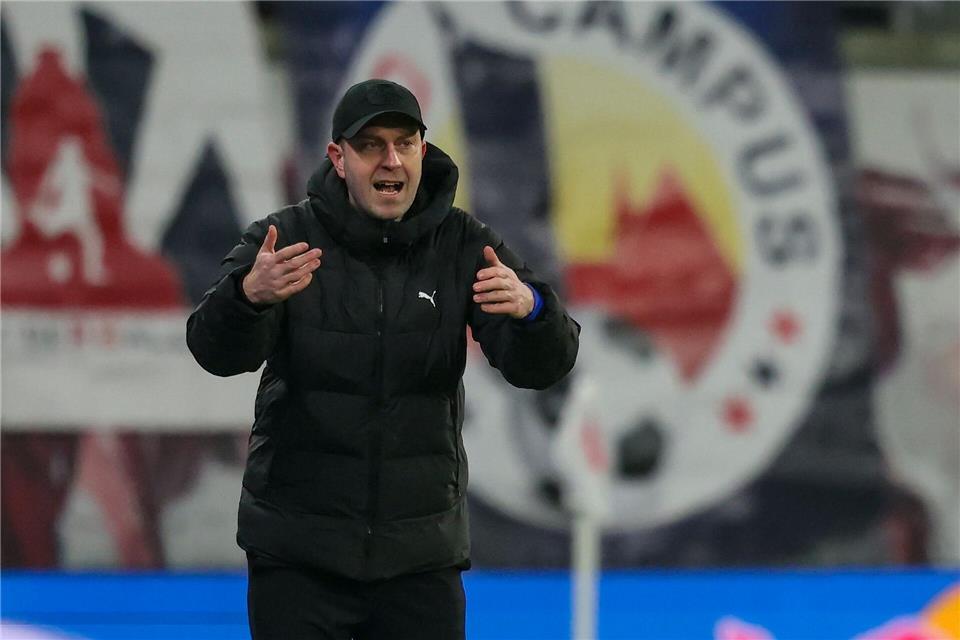 Leipzigs Trainer Ole Werner will in die Königsklasse.Jan Woitas/dpa