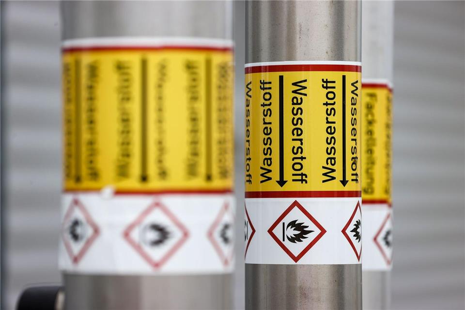 Leitungen sind die Voraussetzung für den Einsatz von Wasserstoff in Industrie und Energieversorgung (Archivbild) Jan Woitas/dpa