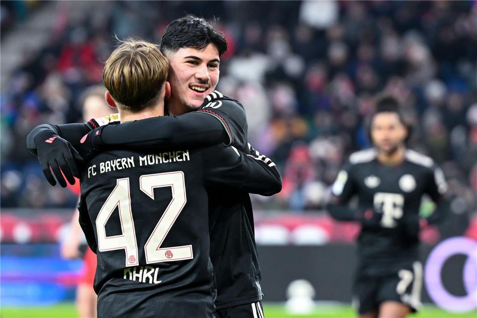 Lennart Karl (Nr 42.) überzeugte beim Test in Salzburg.Sven Hoppe/dpa