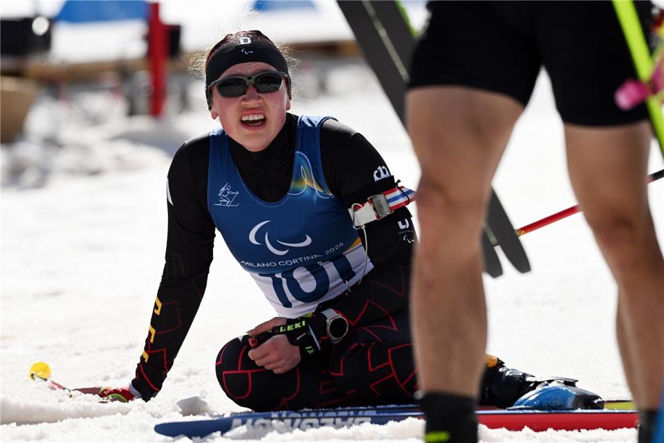 Leonie Walter musste lange um ihre Medaille bangen. Martin Schutt/dpa