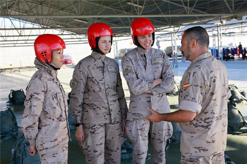 Leonor befindet sich in der Endphase ihrer dreijährigen militärischen Ausbildung.Casa De S.M. El Rey/EUROPA PRESS/dpa