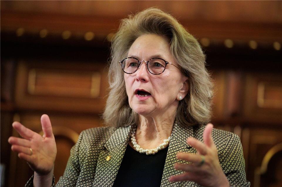 Leopoldina-Präsidentin Bettina Rockenbach betont die Bedeutung freier Forschung für Innovation, Wohlstand und gesellschaftlichen Fortschritt. (Archivbild) Carsten Koall/dpa
