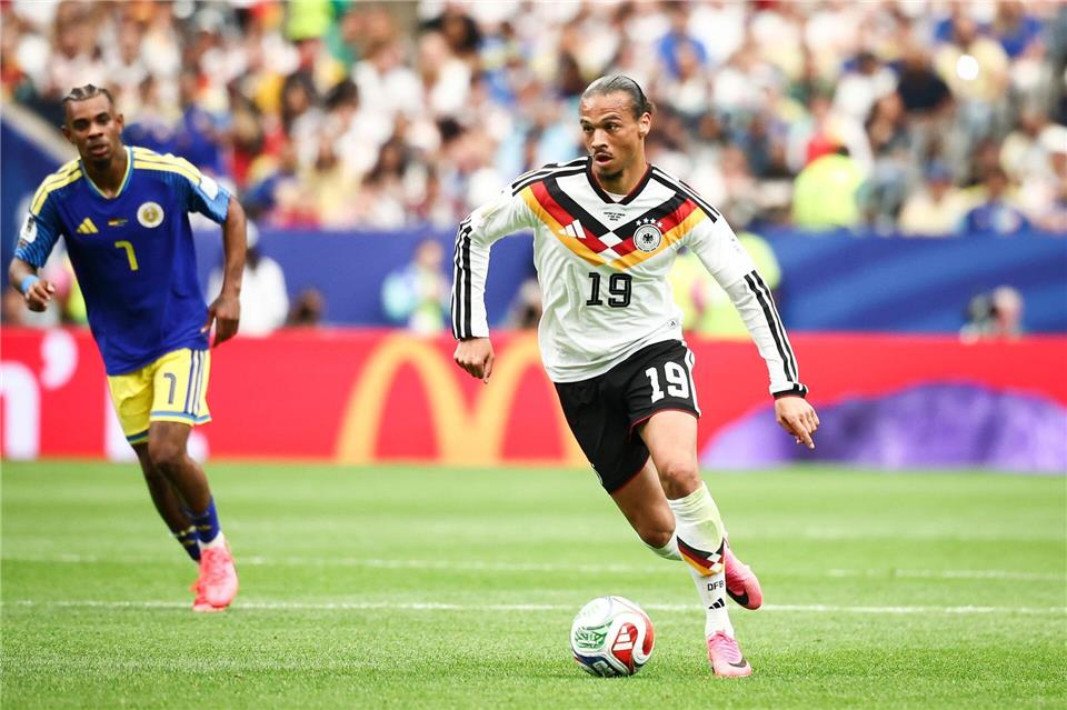 Leroy Sané wartet auf sein erstes Turniertor. Christian Charisius/dpa