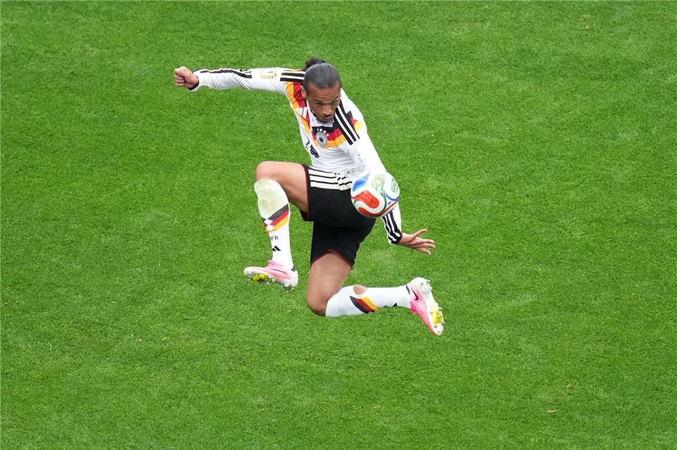 Leroy Sané wartet weiter auf sein erstes Tor bei einem großen Turnier. Eric Smith/AP/dpa