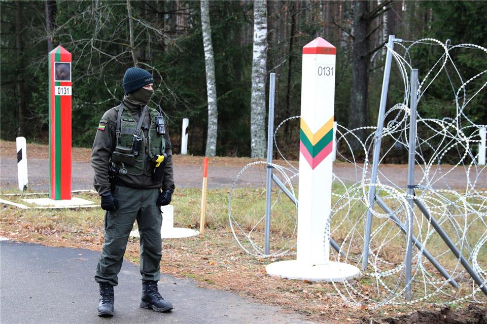 Lettland grenzt im Osten auf einer Länge von rund 172 Kilometern an Russlands engen Verbündeten Belarus. (Archivbild)-/State Border Guard Service/dpa