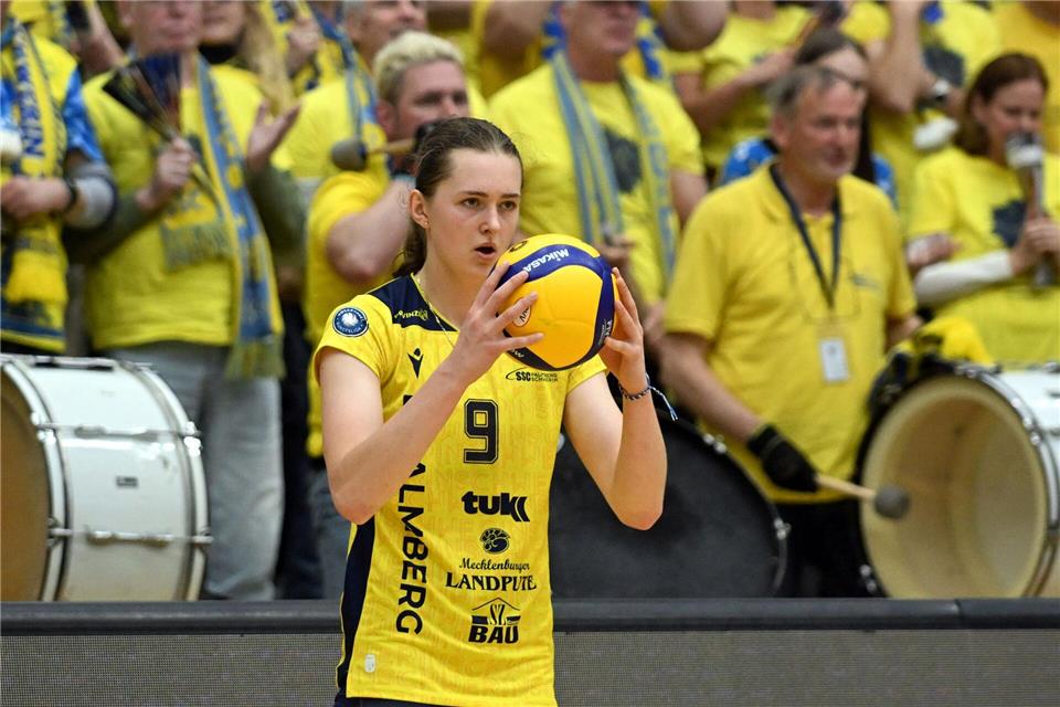 Letzter Aufschlag für den SSC: Leana Grozer verlässt den Verein am Saisonende. Michael Schwartz/dpa