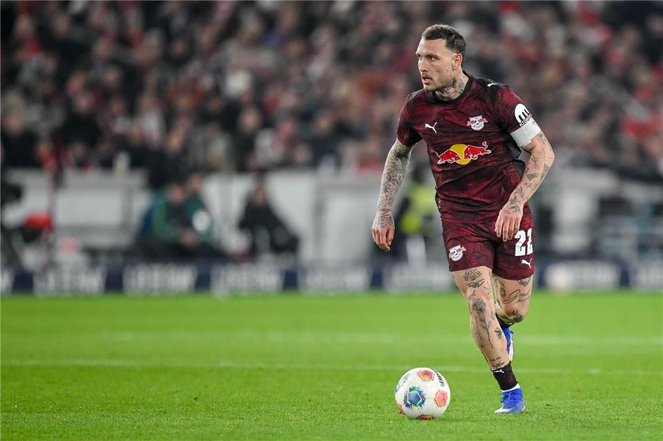 Letztes Heimspiel der Saison: Leipzigs Kapitän David Raum ist wieder fit. (Archivbild)Harry Langer/dpa