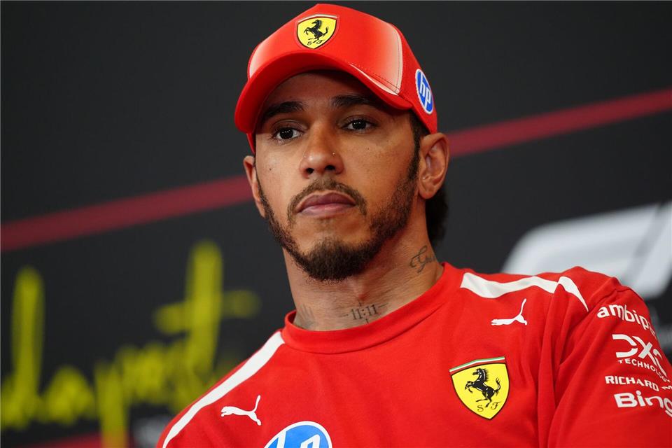 Lewis Hamilton wird in Budapest strafversetzt.David Davies/PA Wire/dpa