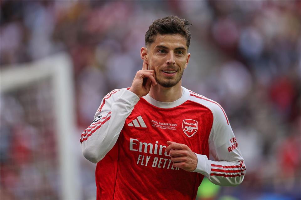 Liebt die große Fußballbühne: Arsenal-Stürmer Kai Havertz.Armin Durgut/AP/dpa