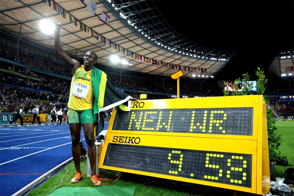 Lief in Berlin Weltrekord: Sprint-Legende Bolt. (Archivbild)Kay Nietfeld/epa/dpa