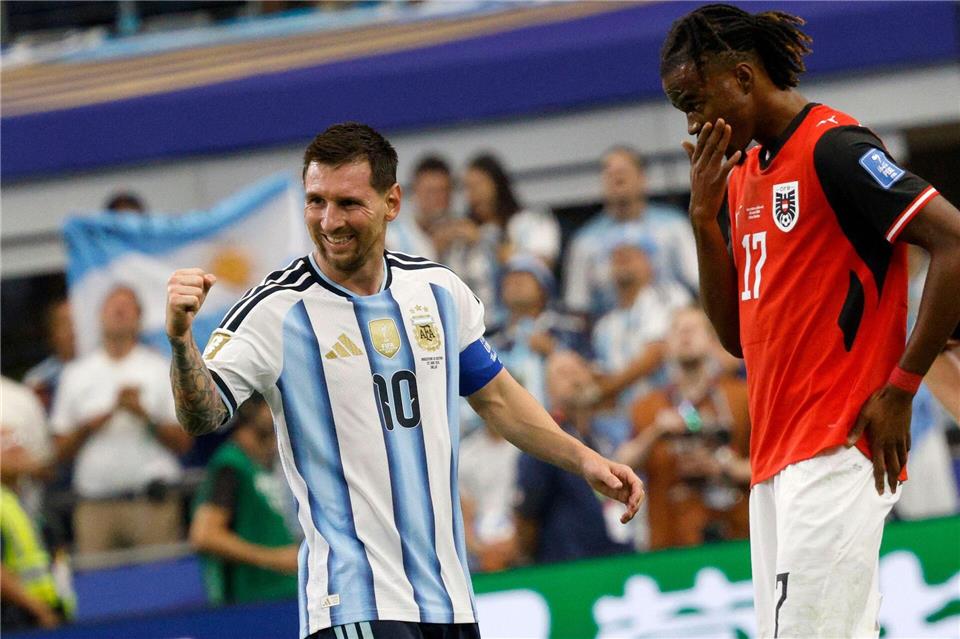 Ließ Argentinien jubeln: Superstar Messi.Chitose Suzuki/The Dallas Morning News/AP/dpa