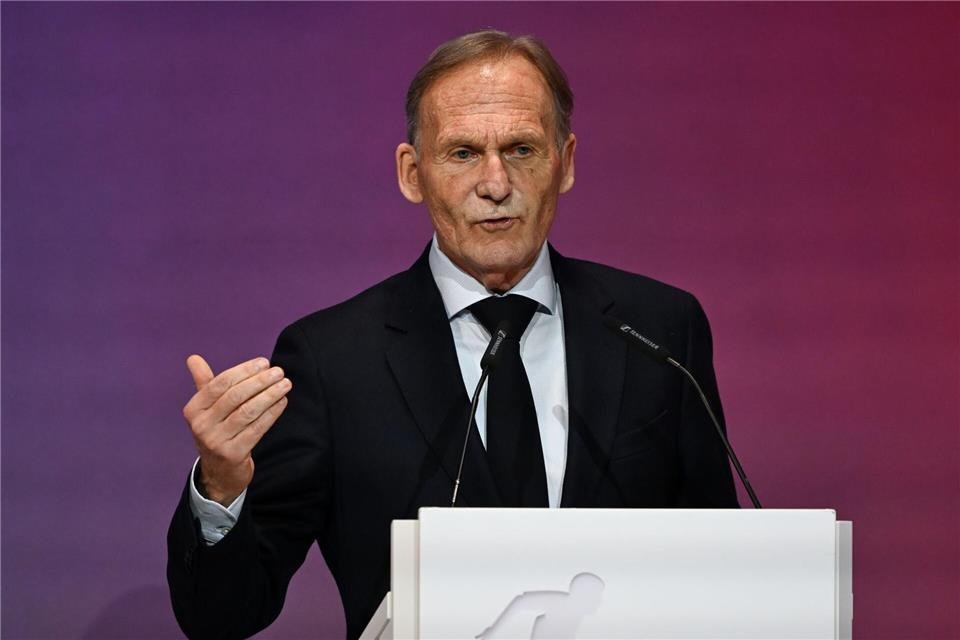 Ligapräsident Hans-Joachim Watzke: mahnende Worte beim DFL-Neujahrsempfang.Florian Wiegand/dpa
