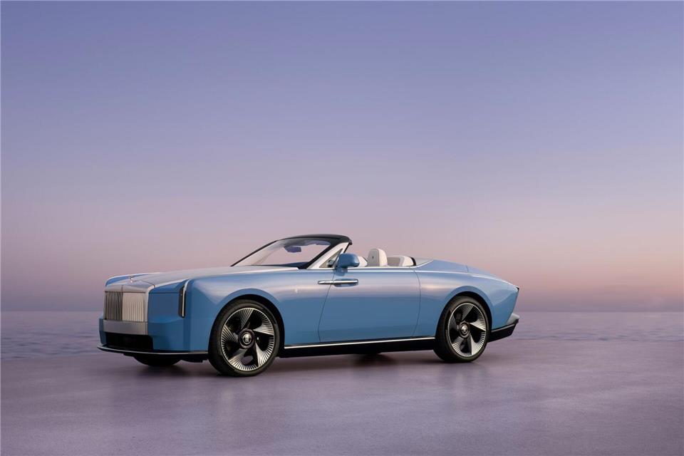 Limitiert auf 100 Stück: In den Handel kommen soll das Nightingale Cabriolet zum Sommer 2028.Rolls-Royce/dpa-tmn