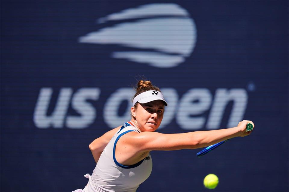 Linda Noskova hat die Überraschung knapp verpasst.Seth Wenig/AP/dpa