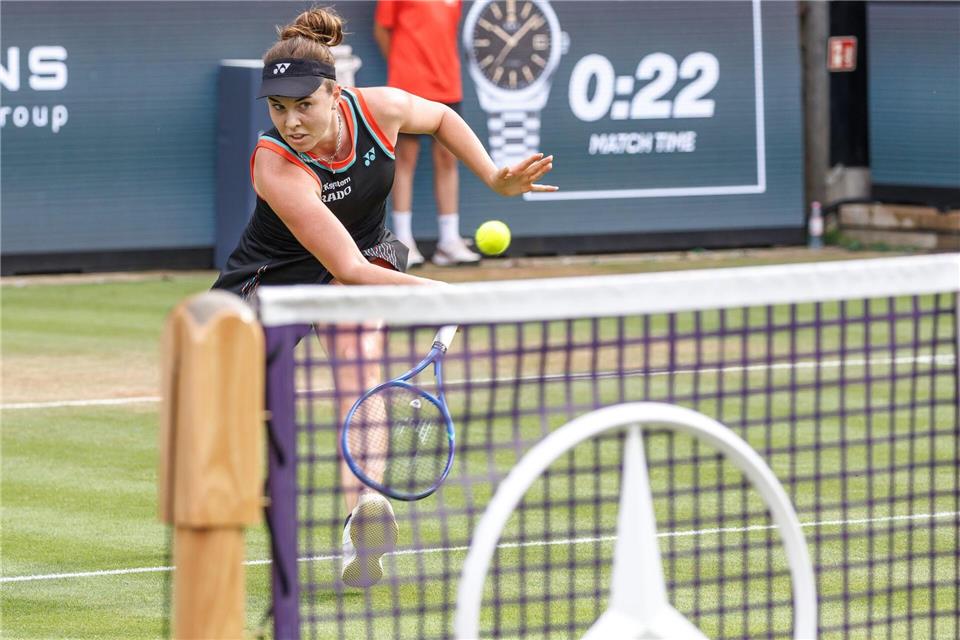 Linda Noskova hat sich in Berlin ihren ersten Einzeltitel gesichert.Andreas Gora/dpa