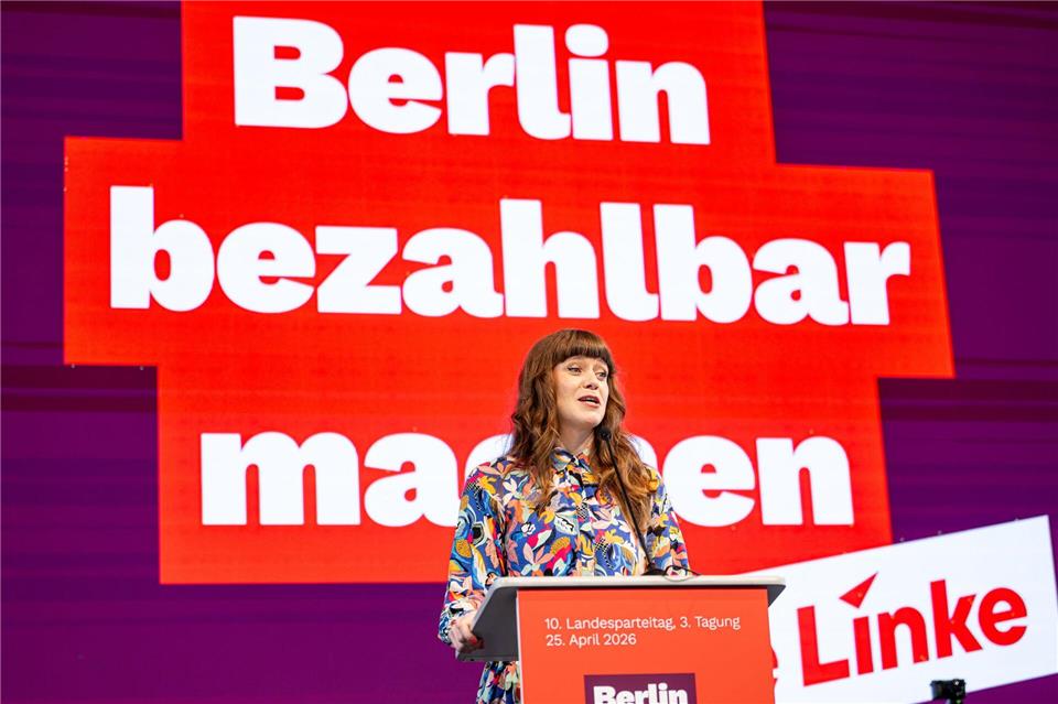 Linken-Landesvorsitzende Kerstin Wolter sieht eine Chance für eine neue Landesregierung unter Führung ihrer Partei. Fabian Sommer/dpa