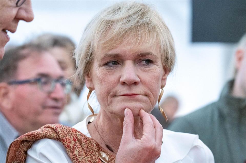 Linken-Spitzenkandidatin Simone Oldenburg sieht Gemeinsamkeiten zwischen SPD, Linken und Grünen. Stefan Sauer/dpa