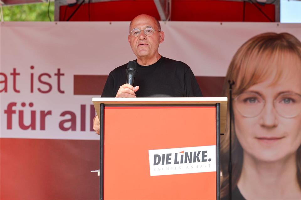 Linken-Urgestein Gregor Gysi forderte höhere Steuern für Reiche.Peter Gercke/dpa