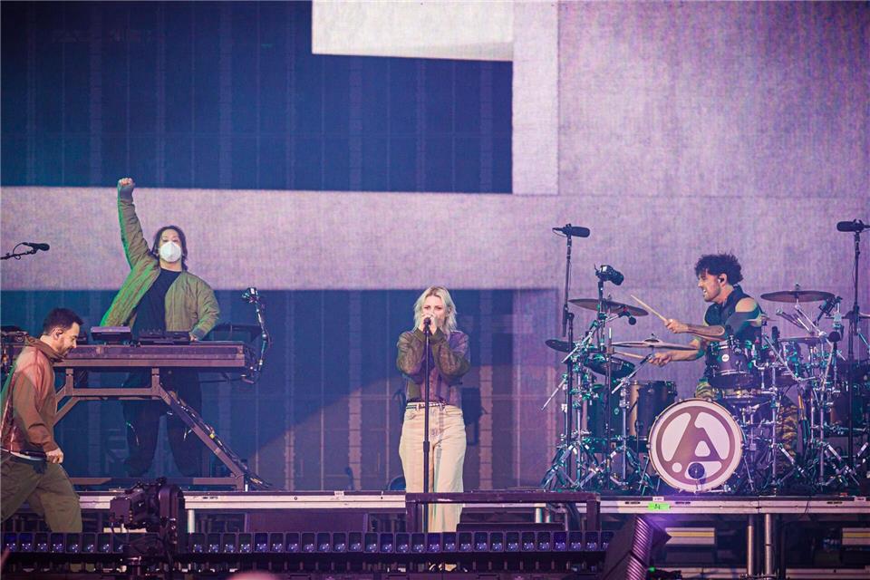 Linkin Park gehören zu den am meisten gestreamten Künstlern auf Spotify in Sachsen. (Archivbild)Moritz Frankenberg/dpa