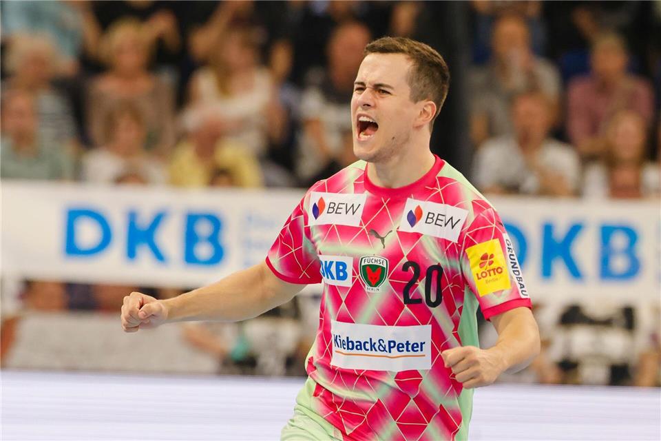 Linksaußen Tim Freihöfer ist bei den Füchsen zum Nationalspieler gereiftFrank Molter/dpa