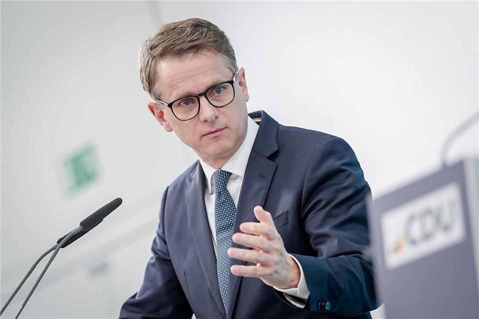 Linnemann will, dass vom Parteitag ein Signal der Geschlossenheit ausgeht.Kay Nietfeld/dpa